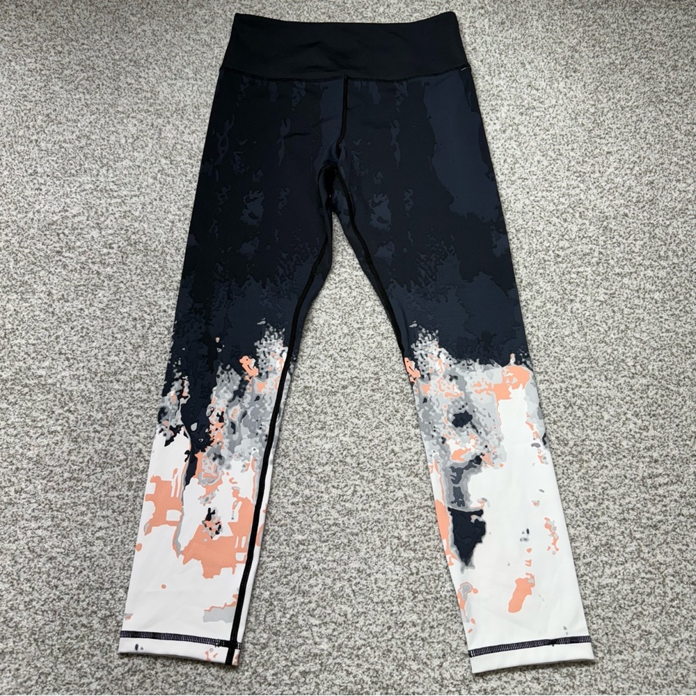Women’s ZYIA Active Watercolor Ombré Summit High-Rise 7/8 Leggings Size 4